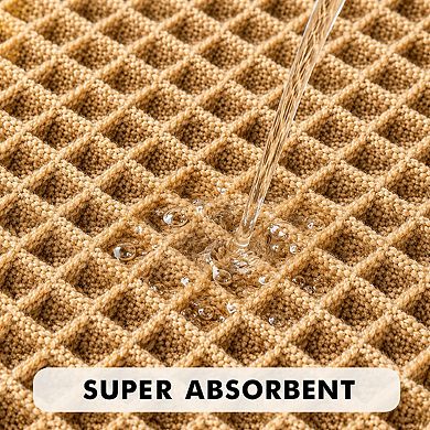 2 Pack Boho Non Slip Absorbent Soft Washable Bathroom Floor Mats