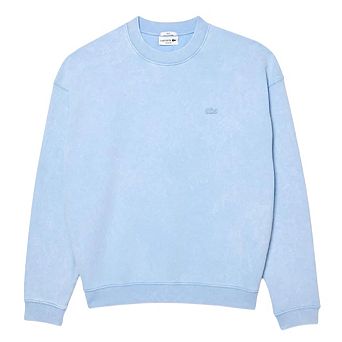 Lacoste Unisex Adult Washed Fleece Loose Fit Sweatshirt