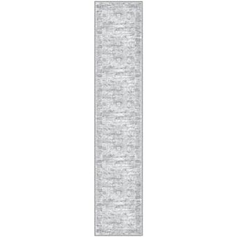 Abstract Washable Kitchen Runner Rug Low Pile