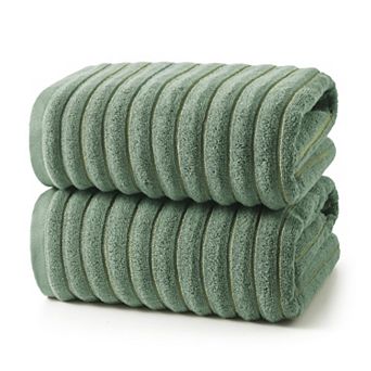 2 Pack Large Bath Towels 31x63 in 100% Cotton Soft Absorbent Quick Dry White