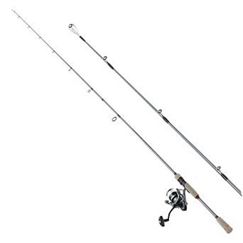 VEVOR Rod and Fishing Reel Combo, IM6 Fiberglass & Carbon Fiber Spinning Rod and Reel Combo
