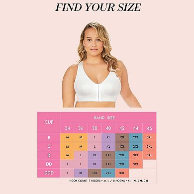 Exquisite Form Fully® Seamless Wireless Full Coverage Bra with Front Closure - 5101000