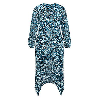 Avenue Women's Plus Size Eve Pleat Dress