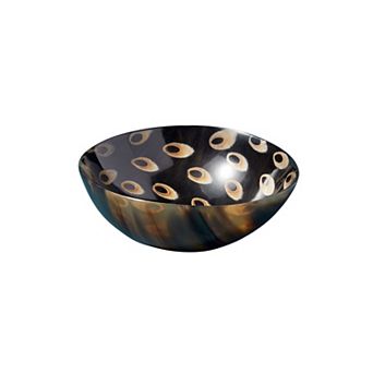 Horn Snack Peacock Bowl