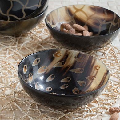Horn Snack Peacock Bowl