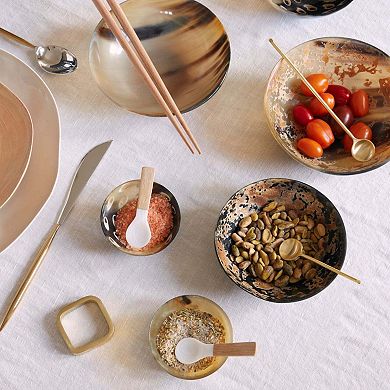 Horn Snack Peacock Bowl