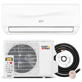 Costway 9000 BTU Mini Split Air Conditioner & Heater with 0.75 Ton Pre-Charged Heat Pump