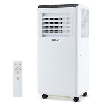 Costway 6500 BTU(10000 BTU ASHRAE) Air Conditioner 3 -in-1 Air Cooler Dehumidifier Fan 24H Timer