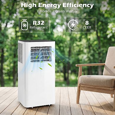 Costway 14000 BTU Portable Air Conditioner with WiFi APP/Remote Control, Sleep Mode