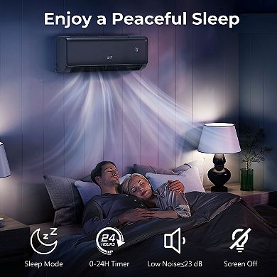Costway 18000 BTU Mini Split Air Conditioner & Heater w/ Heat Pump