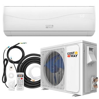 Costway 9000 BTU Split Air Conditioner & Heater Wall Mount AC Unit with Remote Control