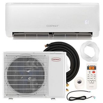Costway 18,000 BTU Mini Split Air Conditioner AC Unit with Heat Pump & Remote Control
