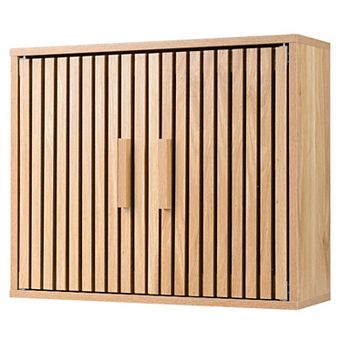 Costway Bathroom Wall Cabinet, Wall Mounted Medicine Cabinet , Adjustable Shelves