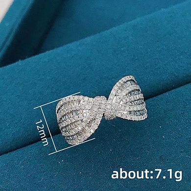 Luxury Niche Bow Rings for Women Simple Finger Rings