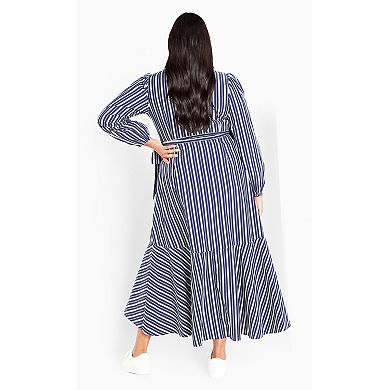 Avenue Women's Plus Size Sue Wrap Dress