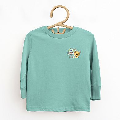 SmileyWorld Earth Day Every Day - Toddler Long Sleeve Graphic Tee