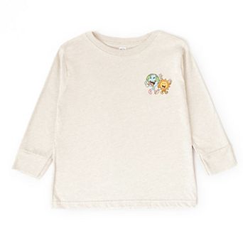 SmileyWorld Earth Day Every Day - Toddler Long Sleeve Graphic Tee