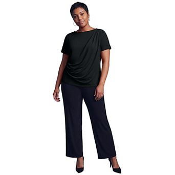 Avenue Women's Plus Size Audrey Draped Top