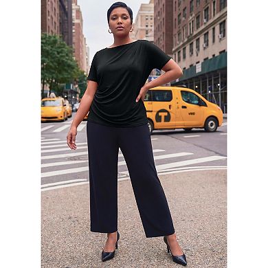 Avenue Women's Plus Size Audrey Draped Top