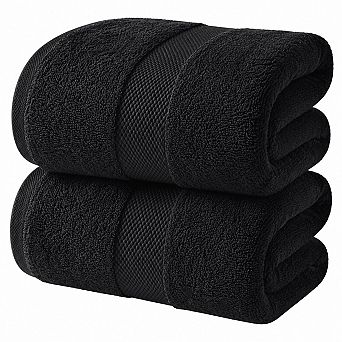 650 GSM Extra Large Bath Towels 2 Pack Highly Absorbent Quick Dry Hotel Spa