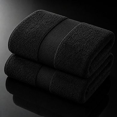 650 GSM Extra Large Bath Towels 2 Pack Highly Absorbent Quick Dry Hotel Spa