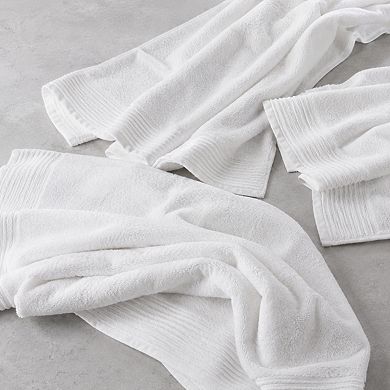 650 GSM Ring Spun Cotton Bath Towels 4 Pack Hotel Quality Quick Dry Absorbent