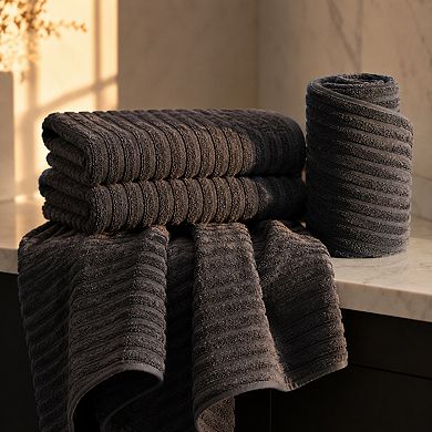 6 Piece Extra Large Microfiber Bath Towel Set Soft Absorbent Quick Dry