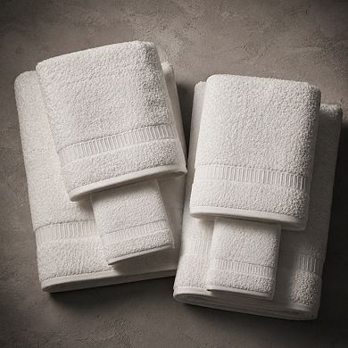 6 Piece Turkish Cotton Towel Set Luxury Soft Absorbent Bathroom Spa Towels