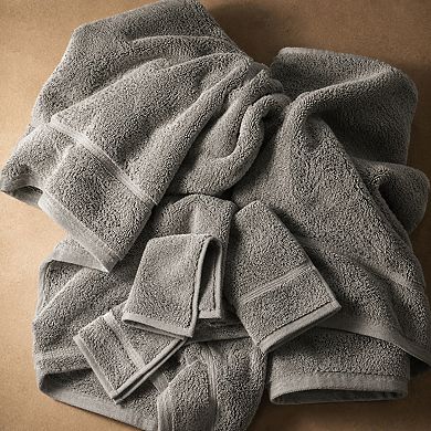 6 Piece Luxury Cotton Bathroom Towel Set Soft Absorbent Durable