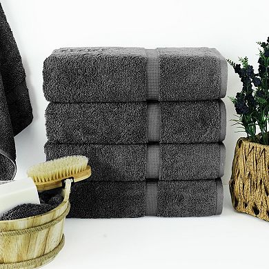 Towel Set 3 Piece Turkish Cotton Bath Hand Washcloth Aqua