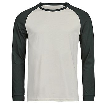 Tee Jays Mens Unlabeled Baseball T-Shirt