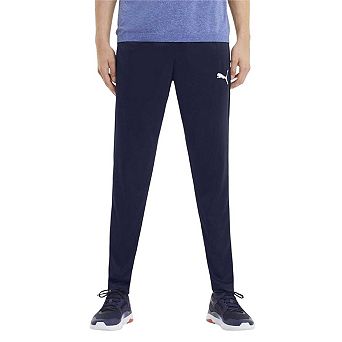 Puma Mens Logo Tapered Tracksuit Bottoms