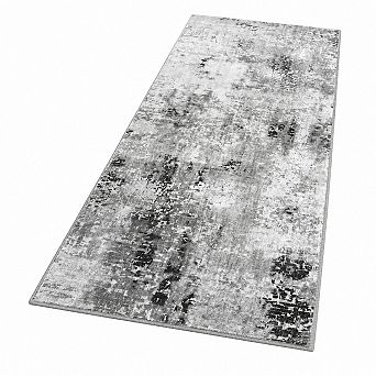 Non Slip Washable Soft Abstract Boho Runner Rug For Hallway Kitchen Bedroom Entryway
