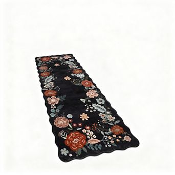 Vintage Floral Kitchen Rug Sets 3 pc Non Slip Washable Anti Fatigue Floor Mats Farmhouse Boho