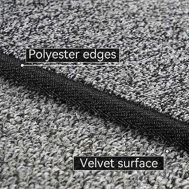 Non-slip rubber backing washable soft short pile kitchen bedroom laundry room indoor rug