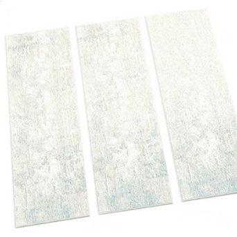 Kitchen Rug Set of 3 Washable Abstract Anti-Slip Low Pile Floor Mat Running Sink Bathroom Laundry