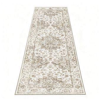 Washable neutral carpet beige retro hallway kitchen bathroom living room soft short pile non-slip