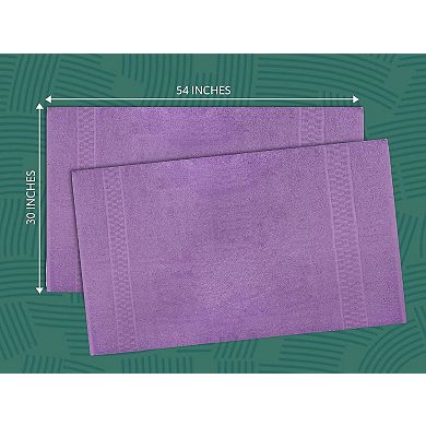 7 Pack Bath Towels 30x54 Cotton Absorbent Soft Large Bathroom Pool Gym Spa Hotel Multi Color