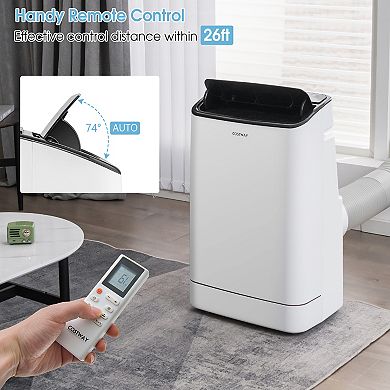Costway 15000 BTU Portable Air Conditioner with Remote APP Control Cool Fan Heat Dehum