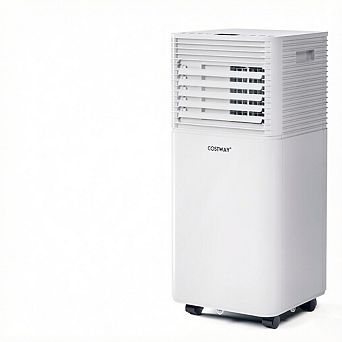 Costway 6000 BTU (10000 BTU ASHRAE) Air Conditioner 3-in-1 Air Cooler w/Dehumidifier & Fan Mode