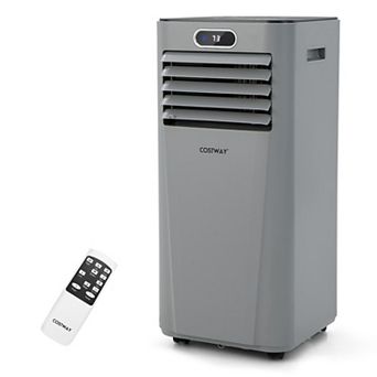 Costway 6000 BTU (10000 BTU ASHRAE) Air Conditioner w/ Remote Control 3-in-1 Air Cooler w/ Drying