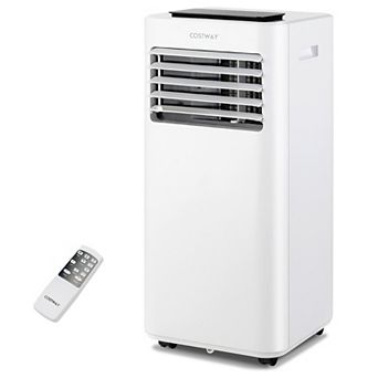 Costway 8000 BTU Portable Air Conditioner 3-in-1 AC Unit with Cool Fan Dehum Sleep Mode