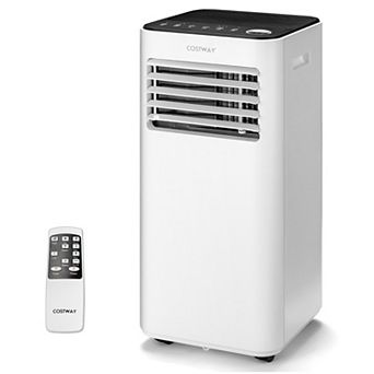 Costway 8000 BTU Portable Air Conditioner 3-in-1 Air Cooler with Fan Dehum Sleep Mode