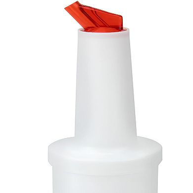 32-Ounce Pouring Bottles with Removable Neck, Plastic Syrup and Oil Dispenser