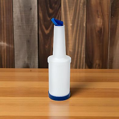 32-Ounce Pouring Bottles with Removable Neck, Plastic Syrup and Oil Dispenser