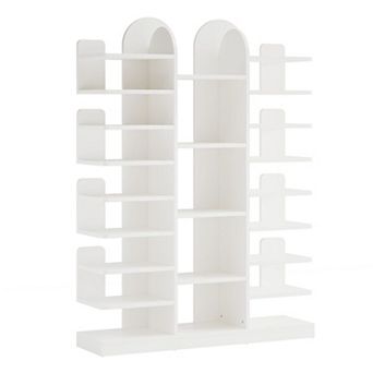 23 Shelf Shoe Rack Organizer with Vertical Storage for Shoes Books and Home Essentials