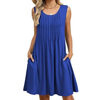 Women's Boho Dress Ladies Floral Dresses Casual Dress Sleeveless Summer Beach