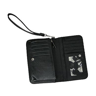 7 Inch Book Of Secrets Vinyl Detachable Strap Wrist Wallet Id Holder Organizer