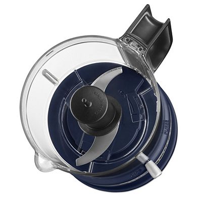 3.5 Cup Compact Food Processor 2 Speed & Pulse Control Locking Blade Drizzle Basin