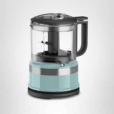 3.5 Cup Compact Food Processor 2 Speed & Pulse Control Locking Blade Drizzle Basin